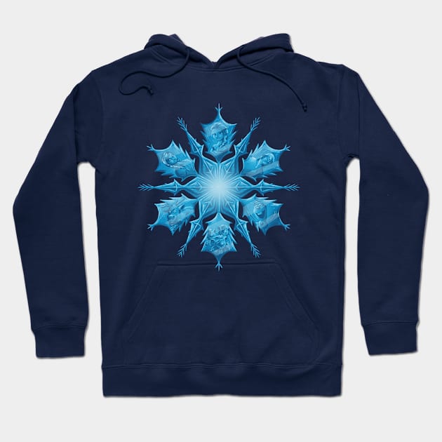 Snowflake Hoodie by salihgonenli